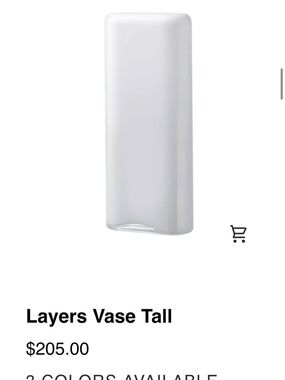 Layers Vase Tall - White